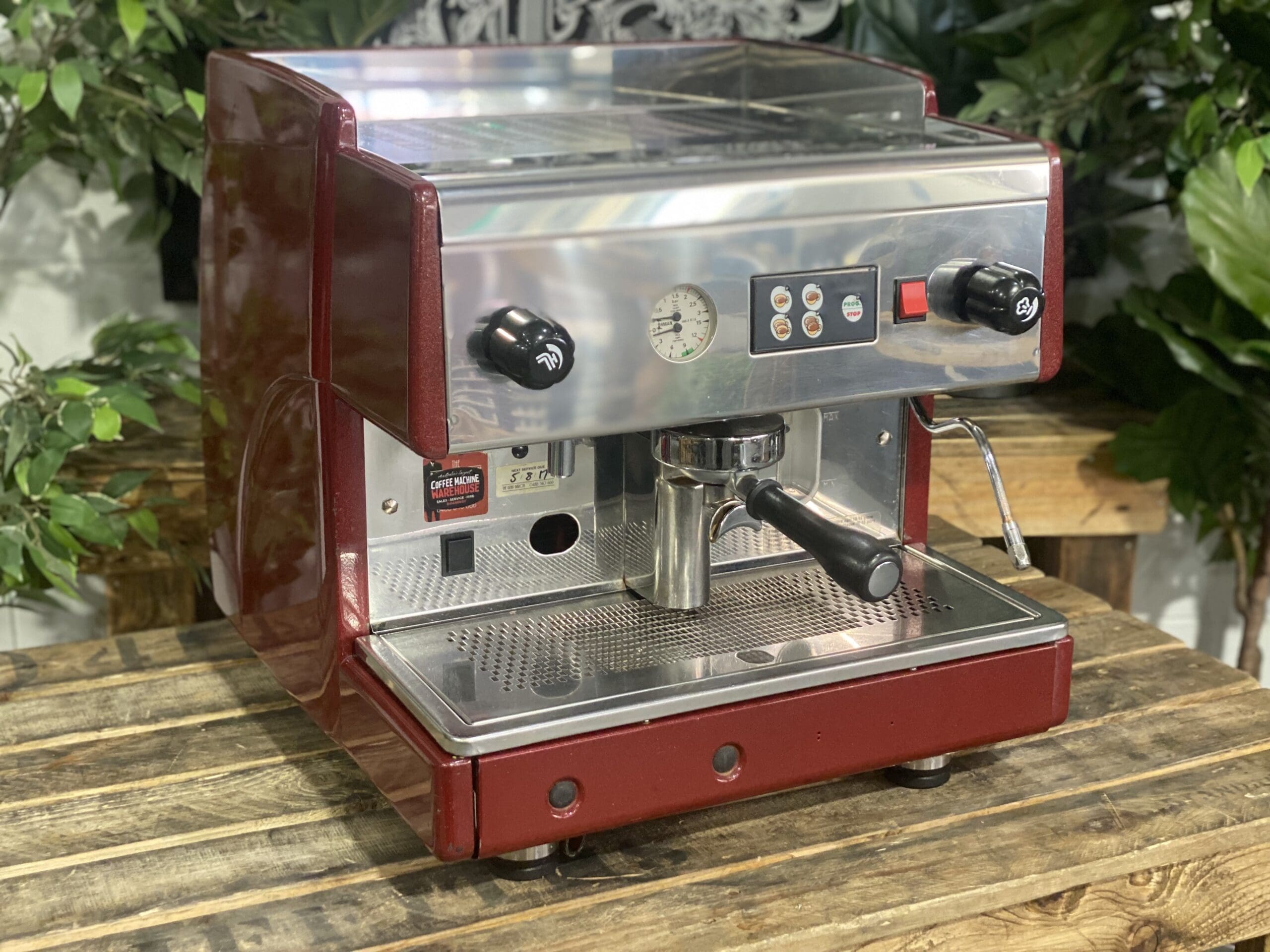 CMA - 1 Group Commercial Espresso Machine - Red