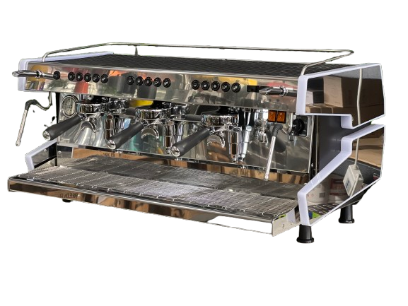 Cime Co-03 Neo E61 White - 3 Group Commercial Espresso Machine - Stainless Steel