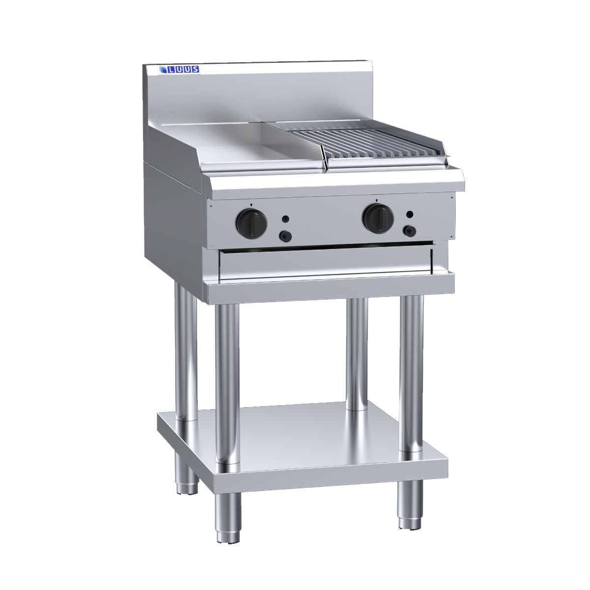 Luus 300mm Griddle 300mm Chargrill CS-3P3C-NG - Natural Gas