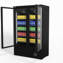 AG Supermarket Two Glass Doors Upright Display Fridge - 1000 Litre CSB1000