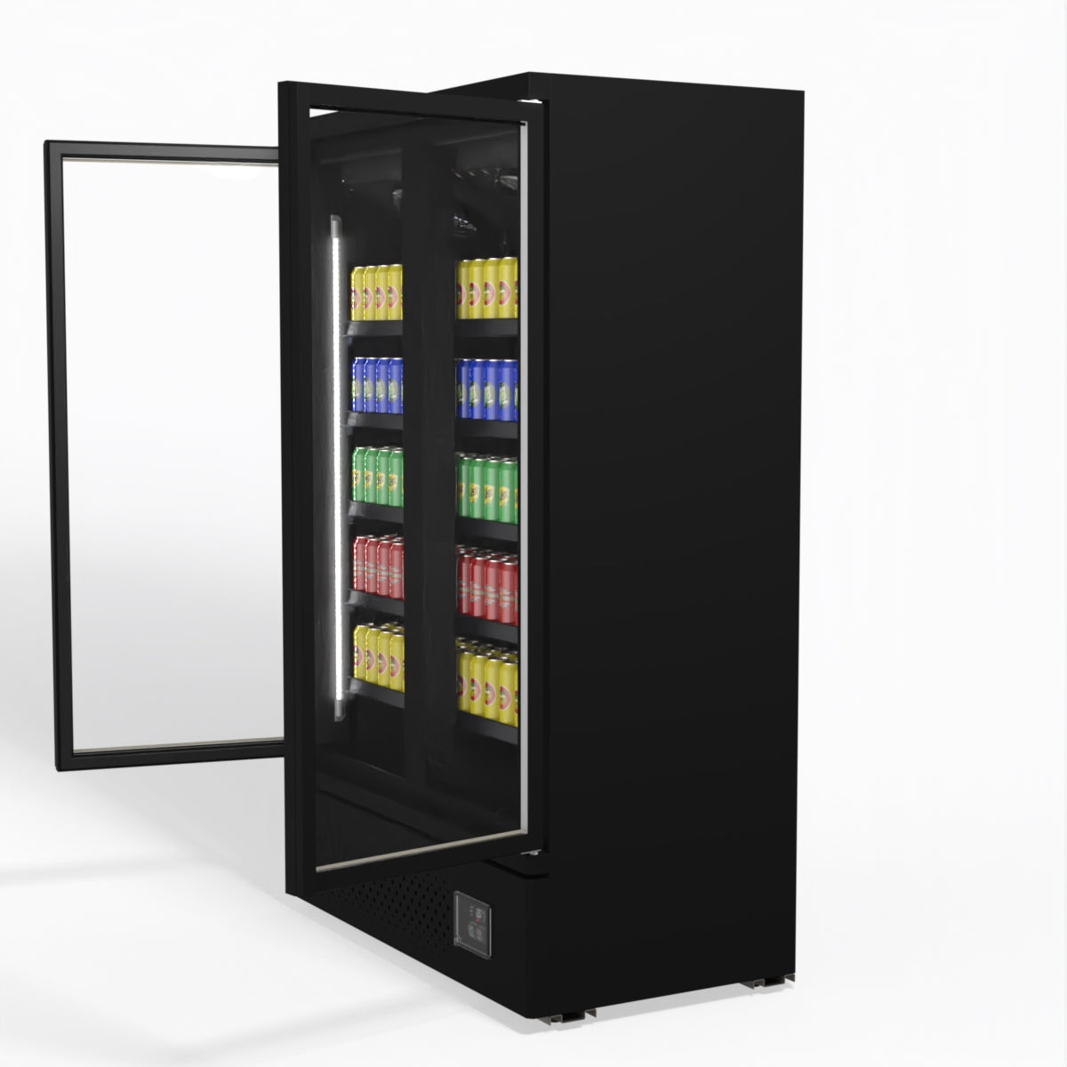 AG Supermarket Two Glass Doors Upright Display Fridge - 1000 Litre CSB1000