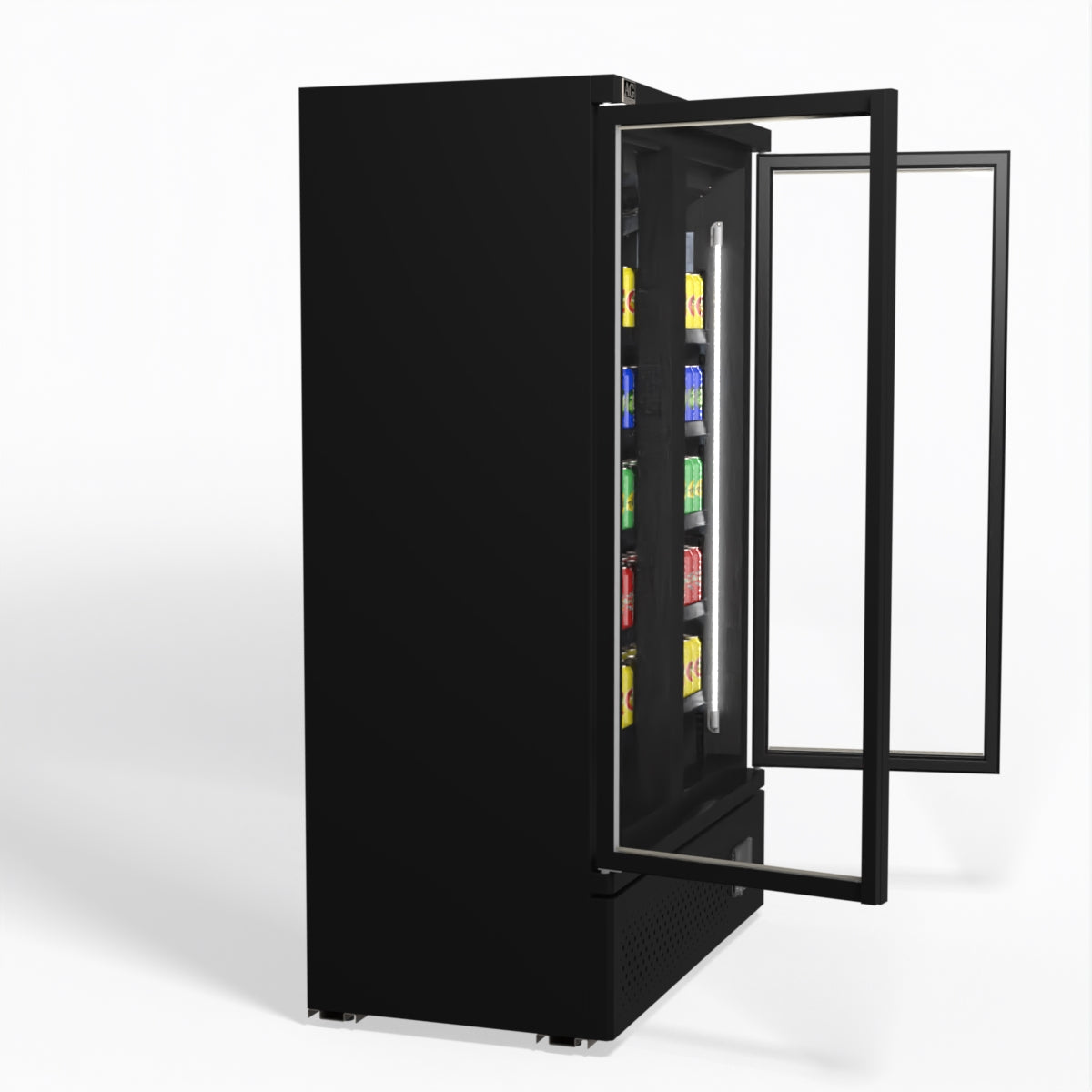 AG Supermarket Two Glass Doors Upright Display Fridge - 1000 Litre CSB1000