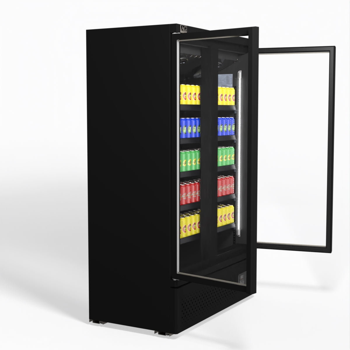 AG Supermarket Two Glass Doors Upright Display Fridge - 1000 Litre CSB1000