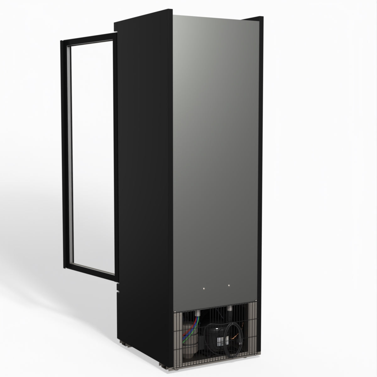 AG Supermarket Single Glass Door Upright Display Fridge - 450 Litre CSB450