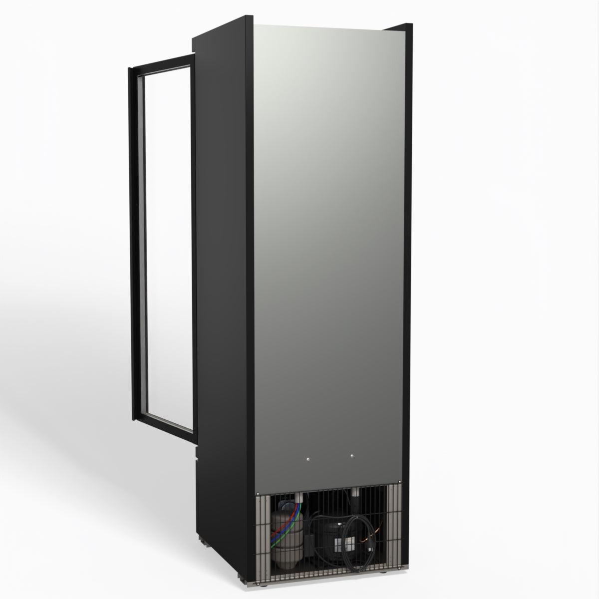 AG Supermarket Single Glass Door Upright Display Fridge - 450 Litre CSB450