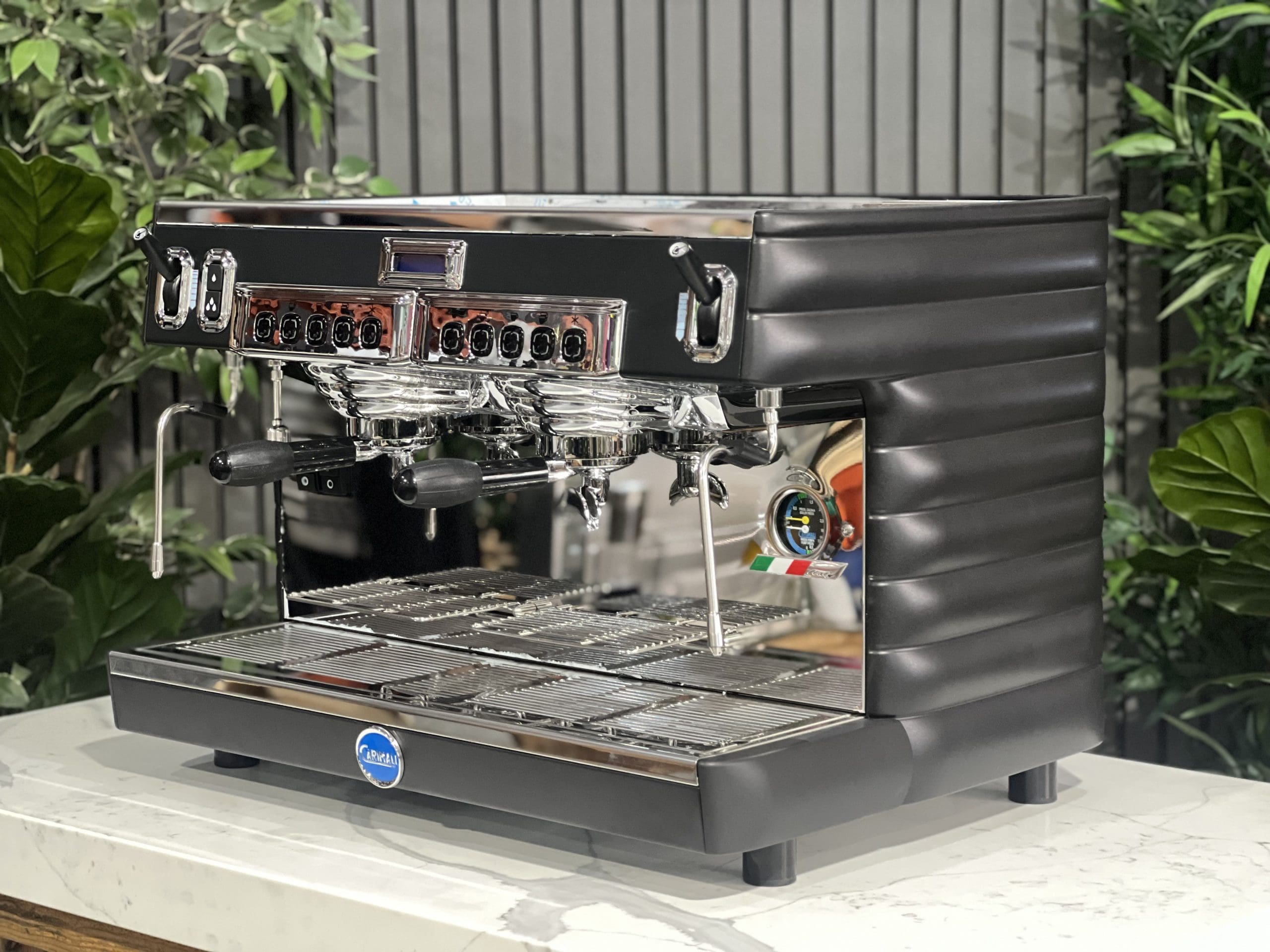 Caramali Bubble - 2 Group Commercial Espresso Machine - Black