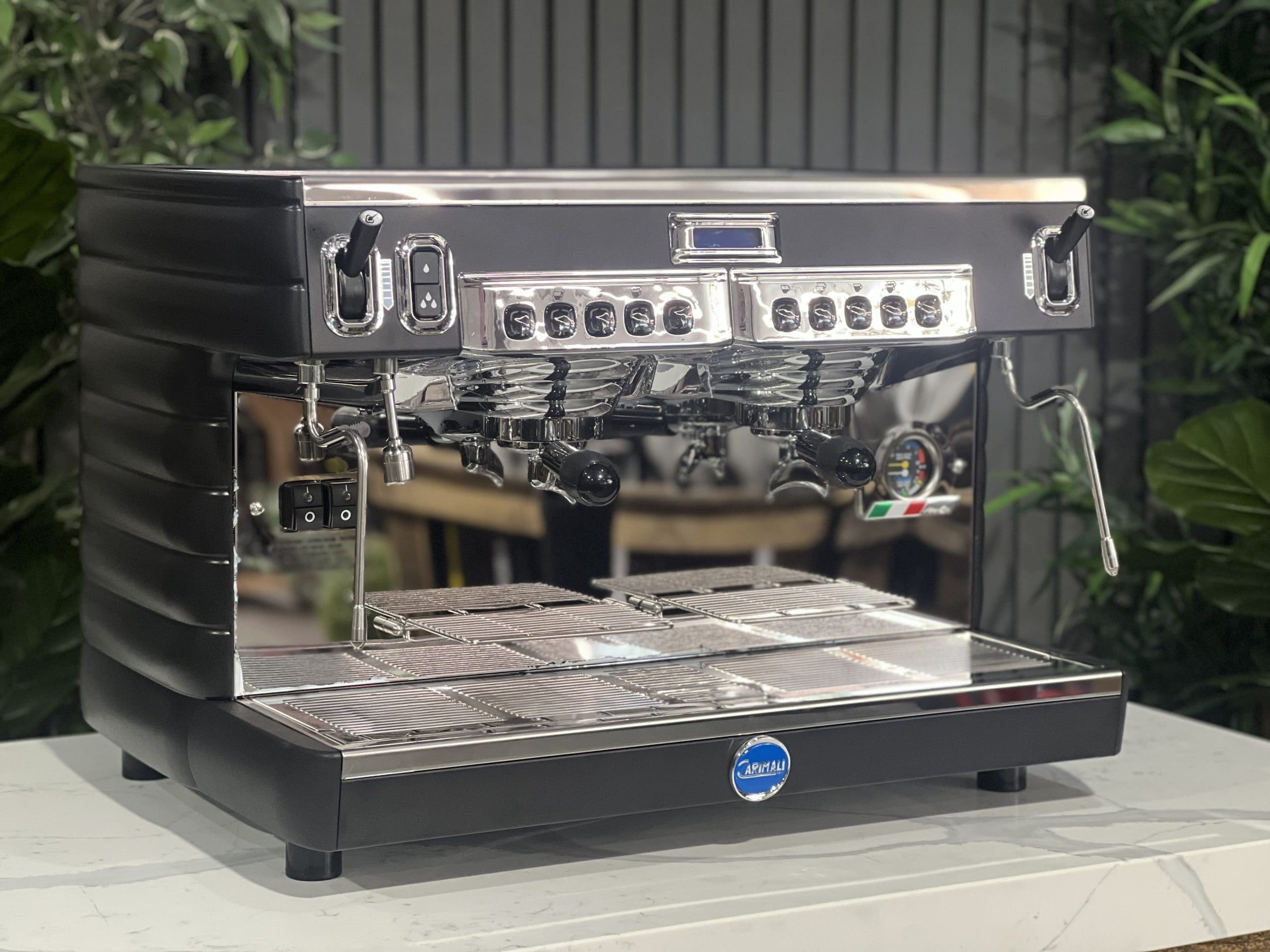 Caramali Bubble - 2 Group Commercial Espresso Machine - Black