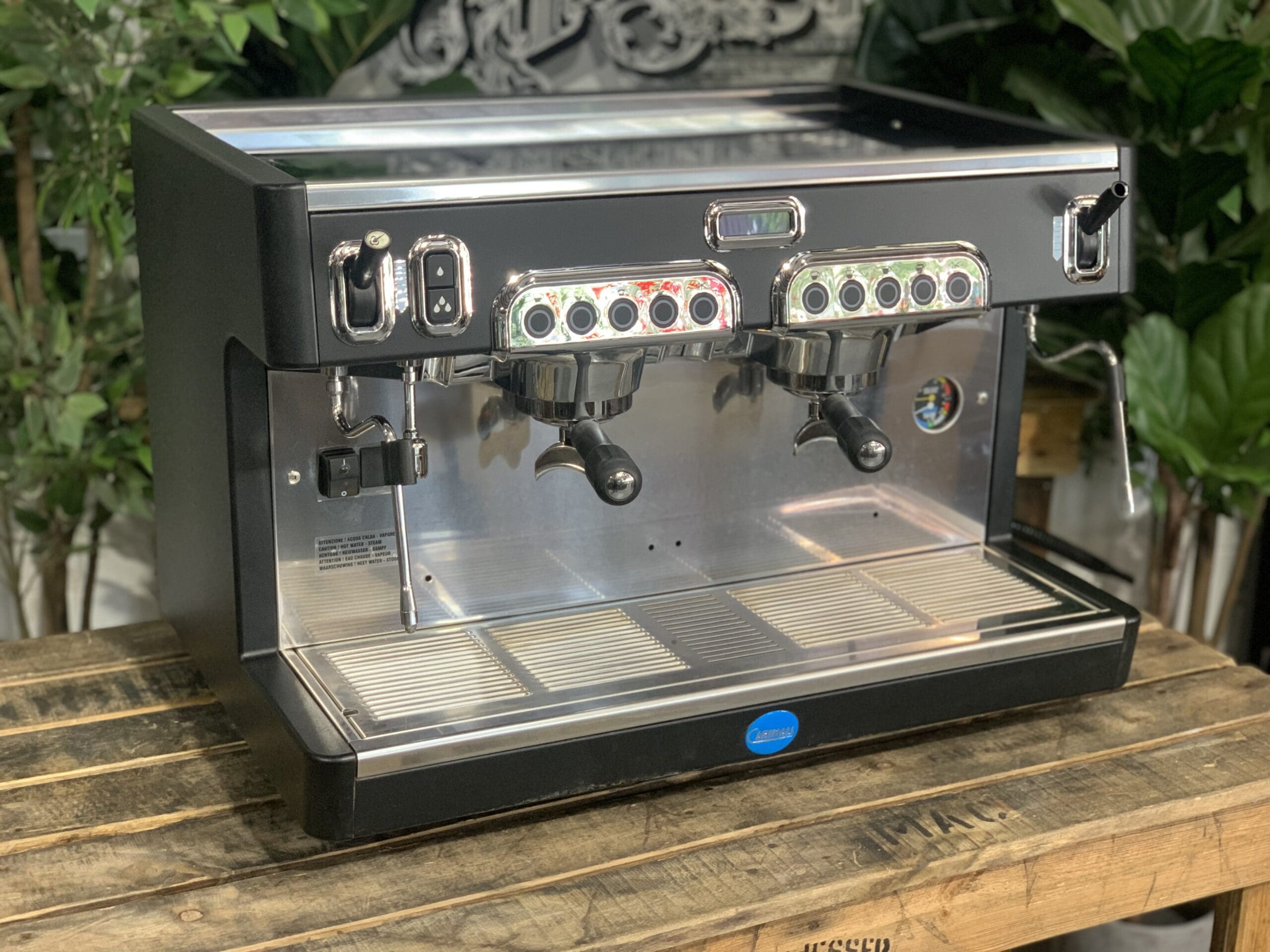 Carimali Cento High Cup - 2 Group Commercial Espresso Machine - Black