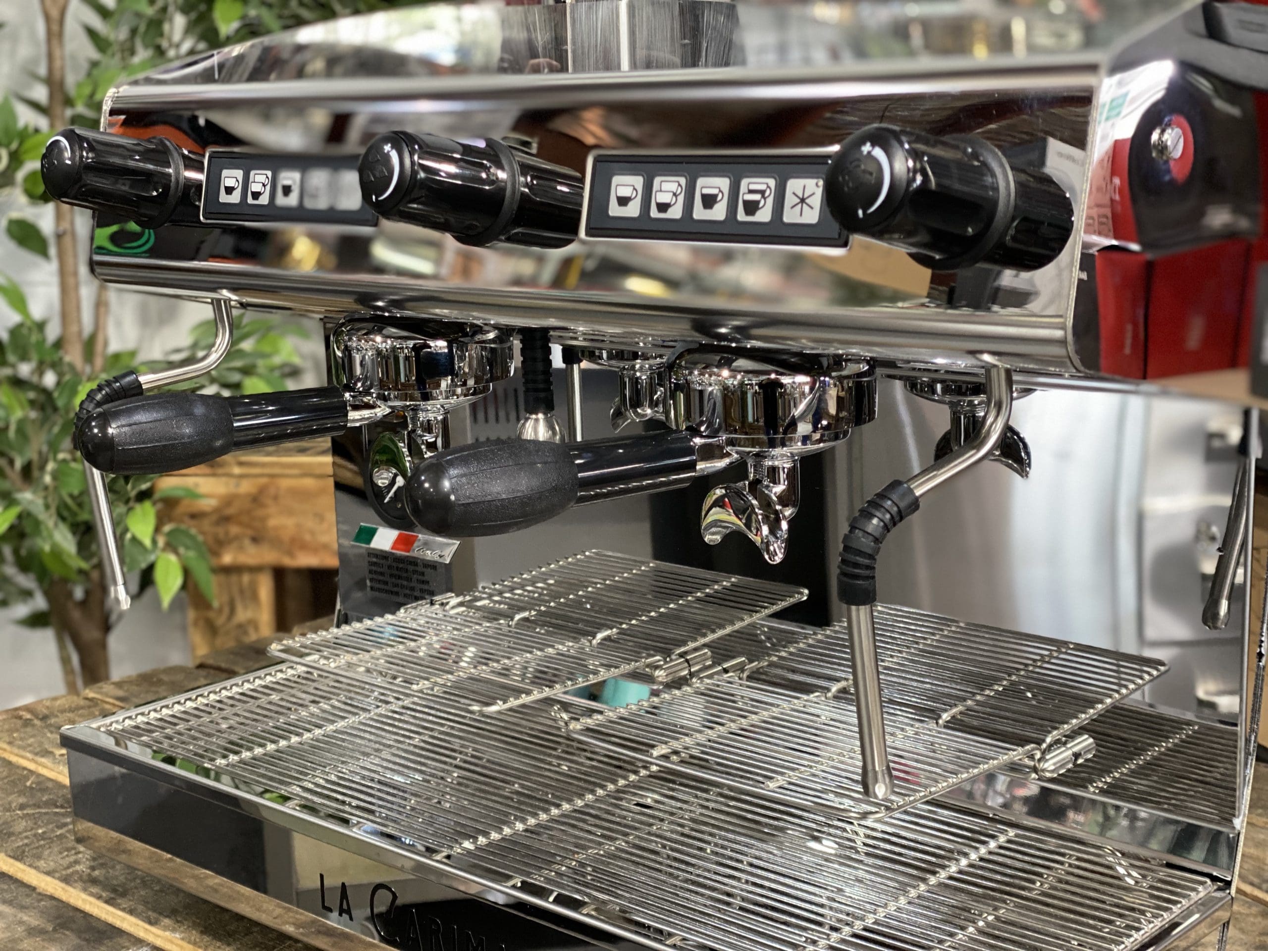 Carimali Pratica E2 - 2 Group Commercial Espresso Machine - Stainless Steel