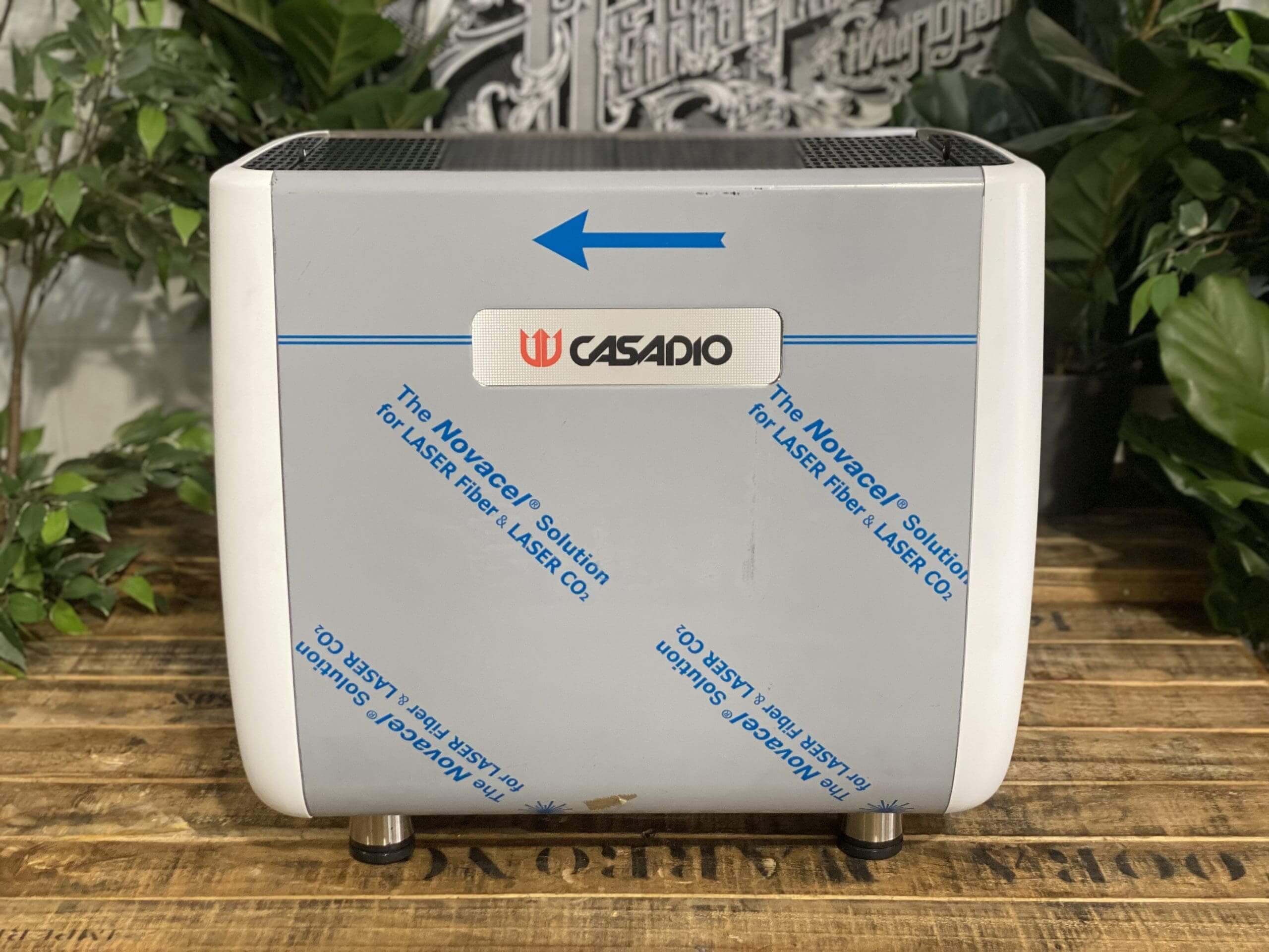 Casadio Undici Compact White and - 2 Group Commercial Espresso Machine - Stainless