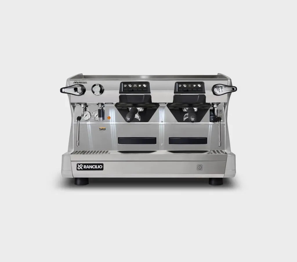 Rancilio Classe 5 USB Crono Tall - - 2 Group Commercial Espresso Machine - Commercial - Stone Grey
