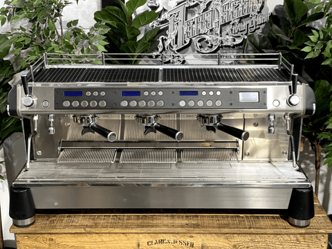 Conti Monte Carlo 3 Group Black Espresso Coffee Machine - 31872