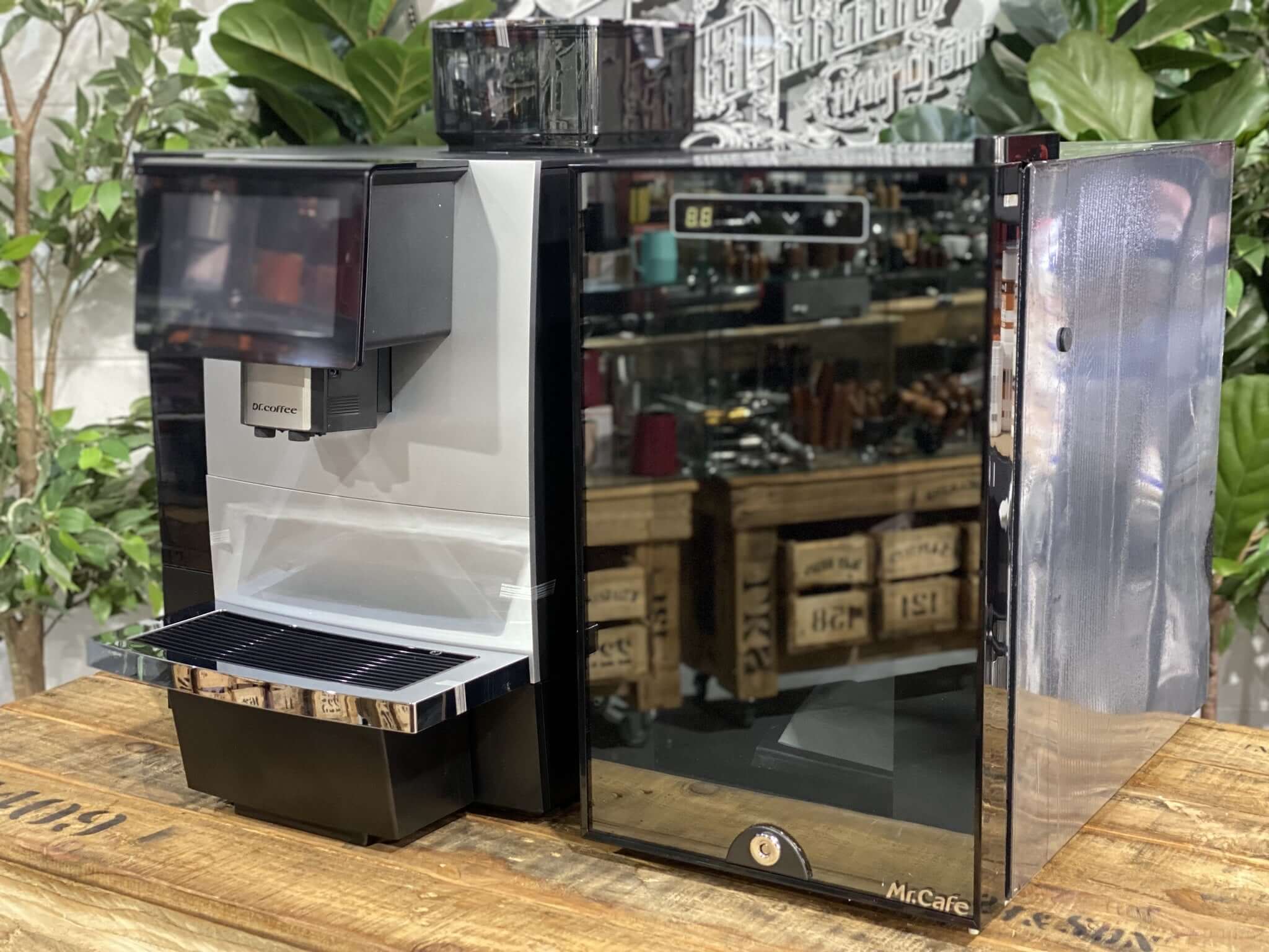 Dr Coffee F11 Big With SC08 Milk Fridge - Fully Automatic Coffee Machine - Black