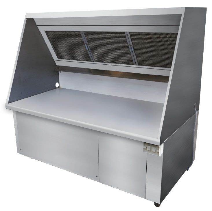 Simcohood Ductless Exhaust Hood System 620 Mm-W 1500Mm X D 750Mm X H 1400Mm DH1500-750