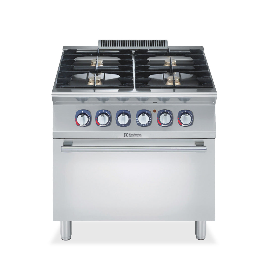 Electrolux 700XP 4 Burner Gas Range with Electric Oven 800mm - E7GCGH4CEA