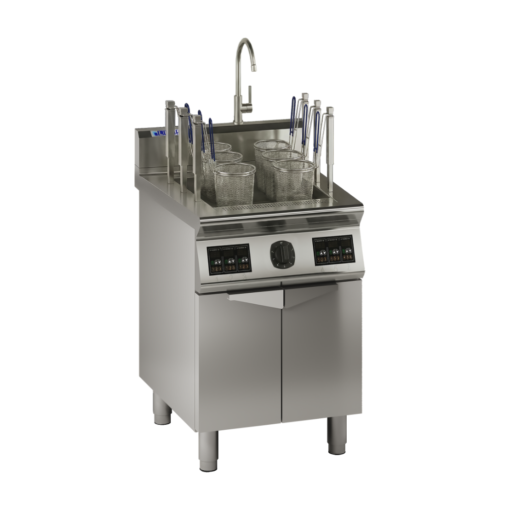 Luus EAN-60 600mm Commercial 6 Basket Auto-Lift Noodle Cooker EAN-60