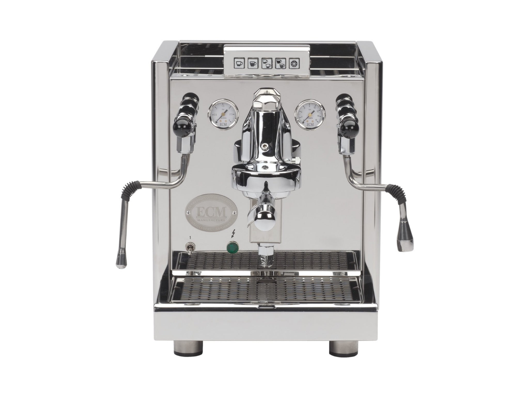 ECM Elektronika II Profi Rotary - 1 Group Commercial Espresso Machine - Stainless