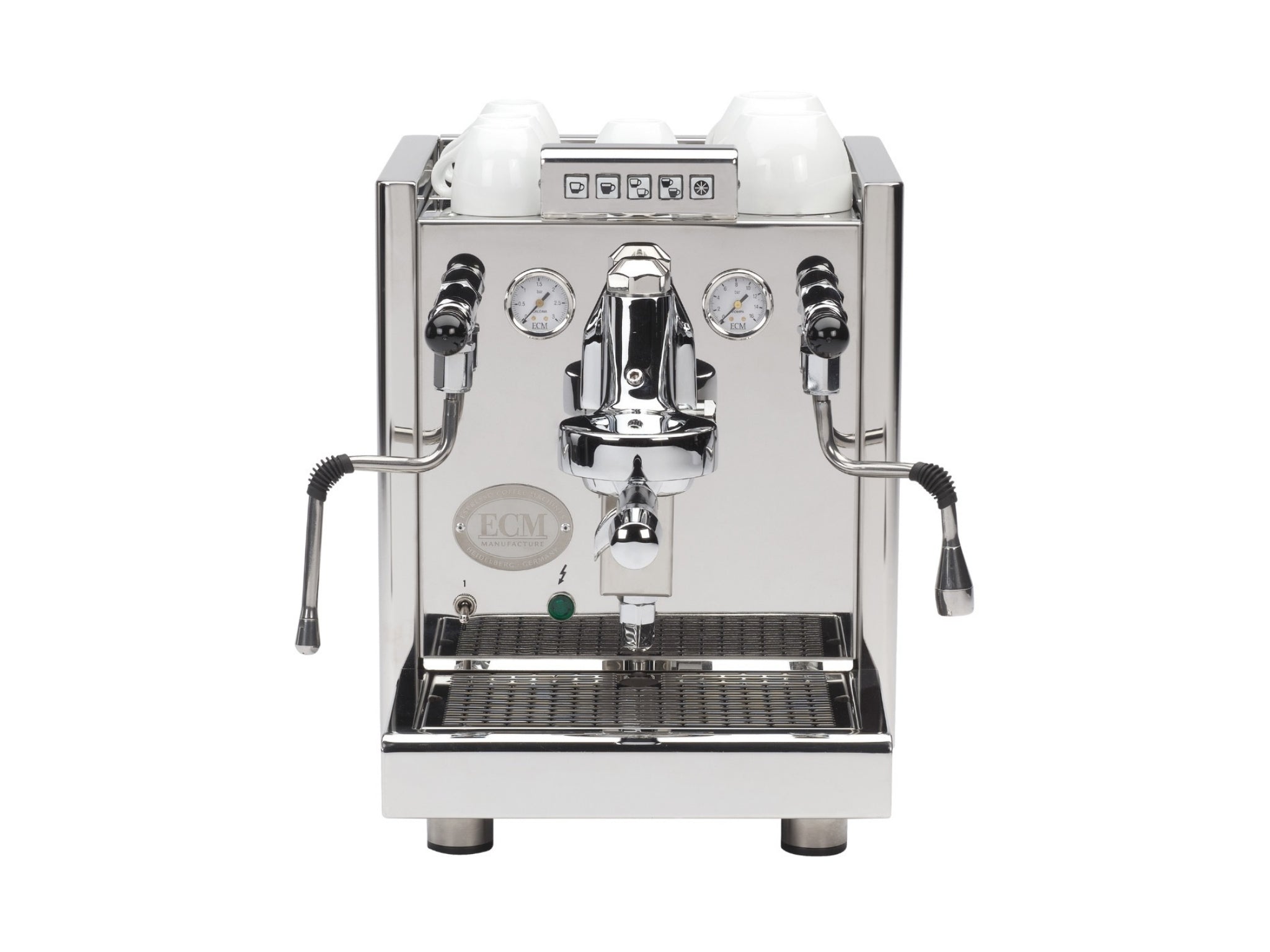 ECM Elektronika II Profi Rotary - 1 Group Commercial Espresso Machine - Stainless