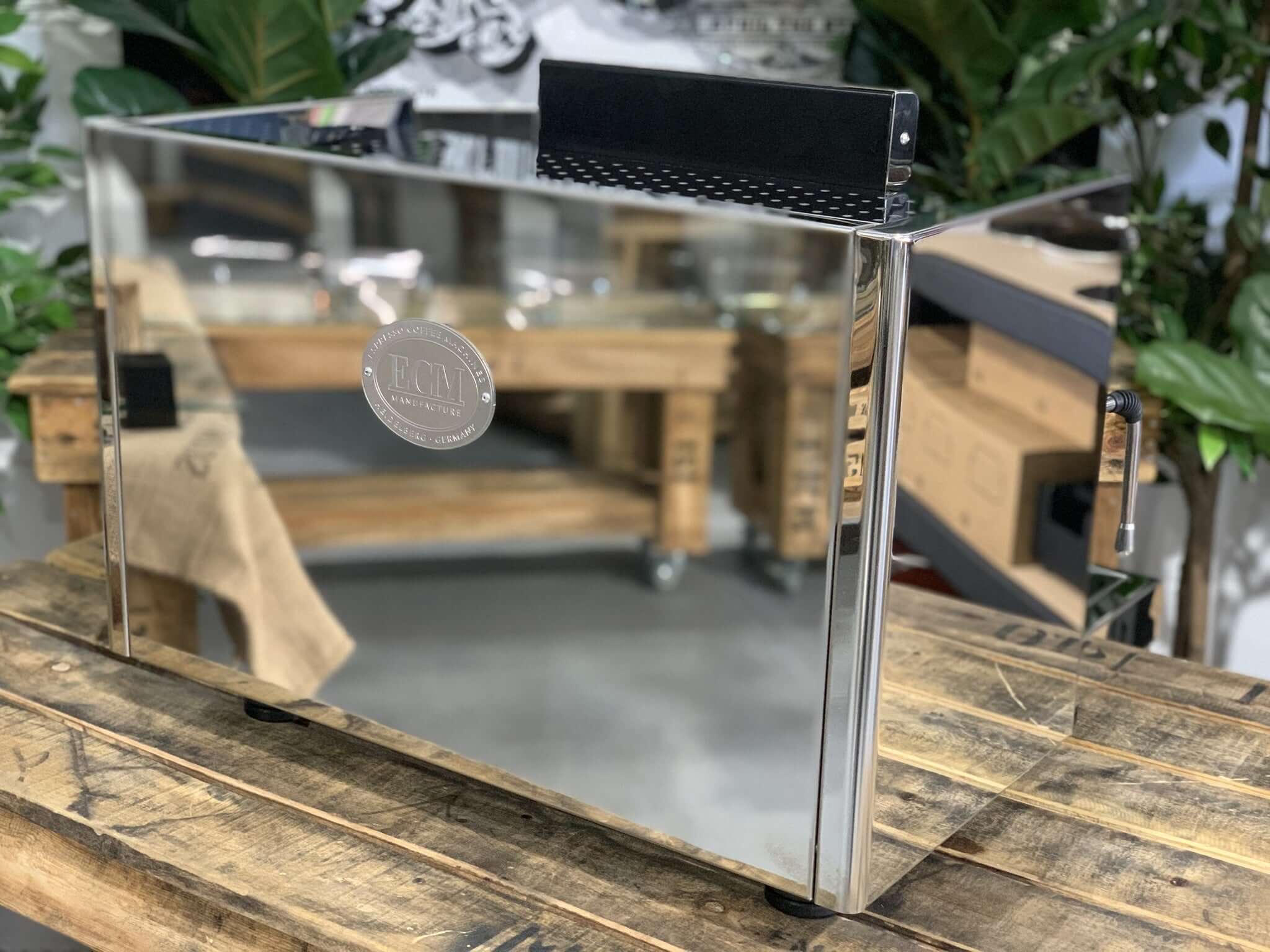 Ecm Elektronika Profi Due Brand - 2 Group Commercial Espresso Machine - Stainless Steel