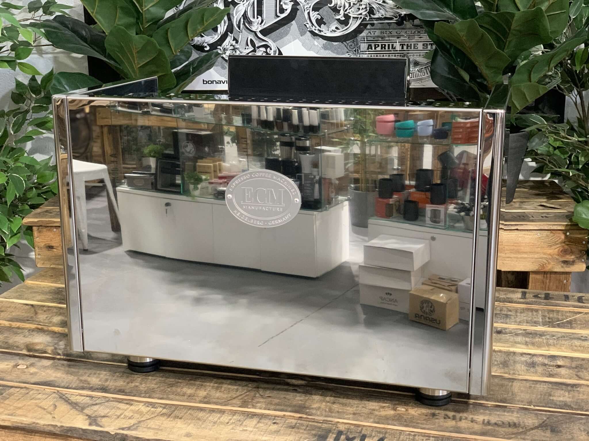 Ecm Elektronika Profi Due Brand - 2 Group Commercial Espresso Machine - Stainless Steel