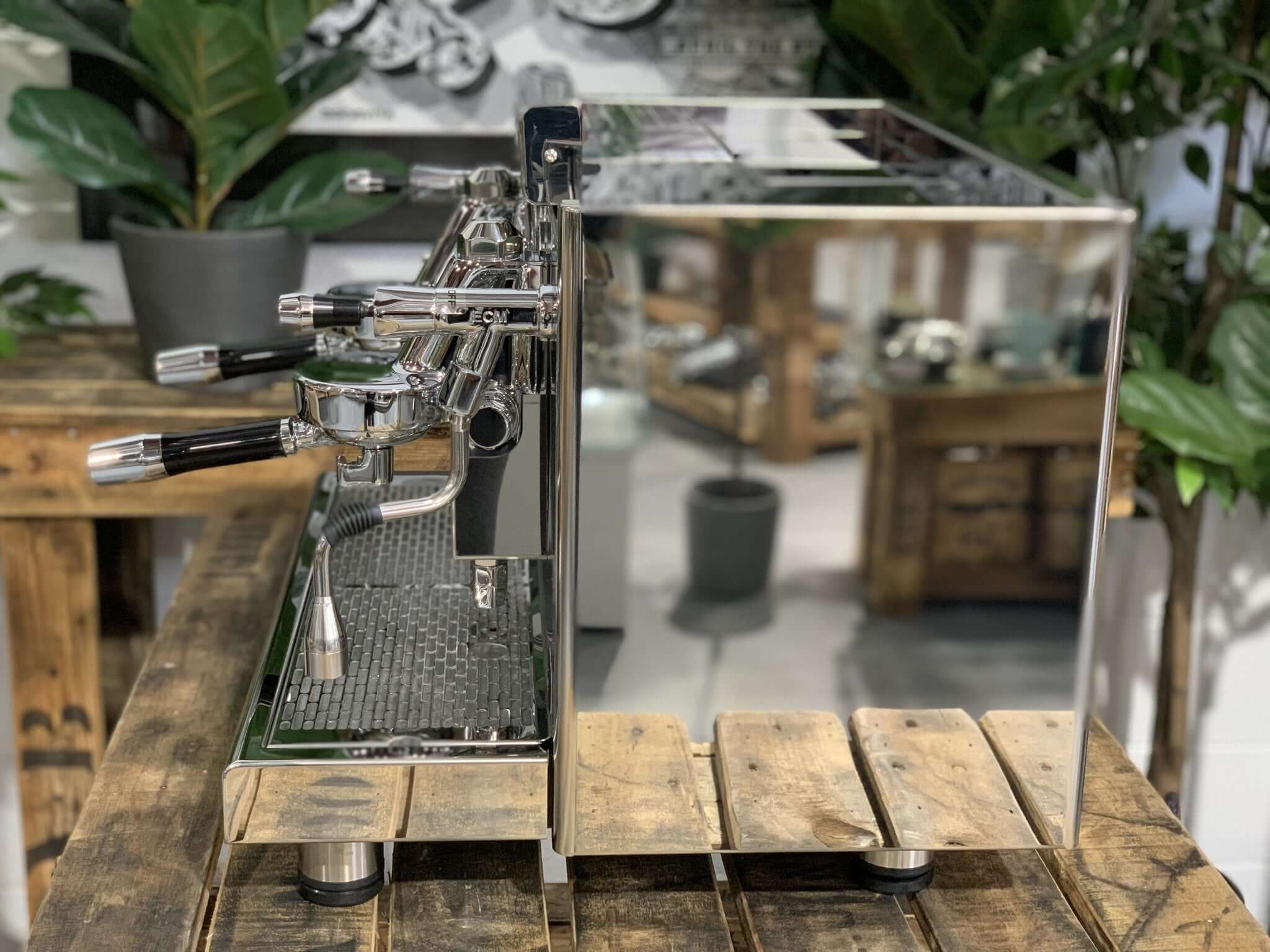 Ecm Elektronika Profi Due Brand - 2 Group Commercial Espresso Machine - Stainless Steel