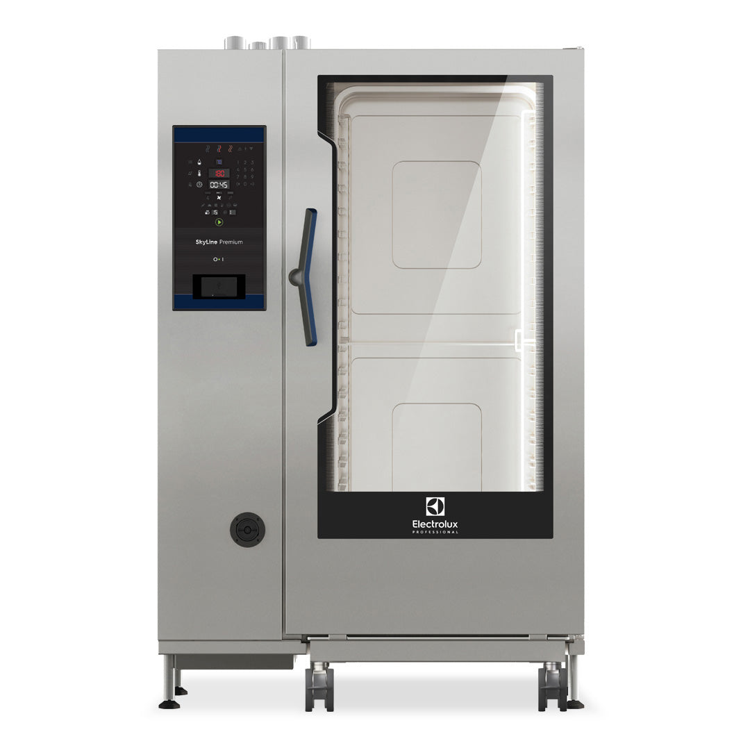 Electrolux SKYLINE Premium 20 x 2/1GN Electric Combi Oven with Boiler and Digital Controls - ECOE202B2S0