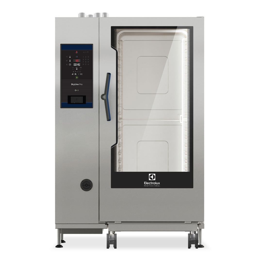 Electrolux SKYLINE Pro 20 x 2/1GN Electric Direct Steam Combi Oven with Digital Controls - ECOE202C2S0