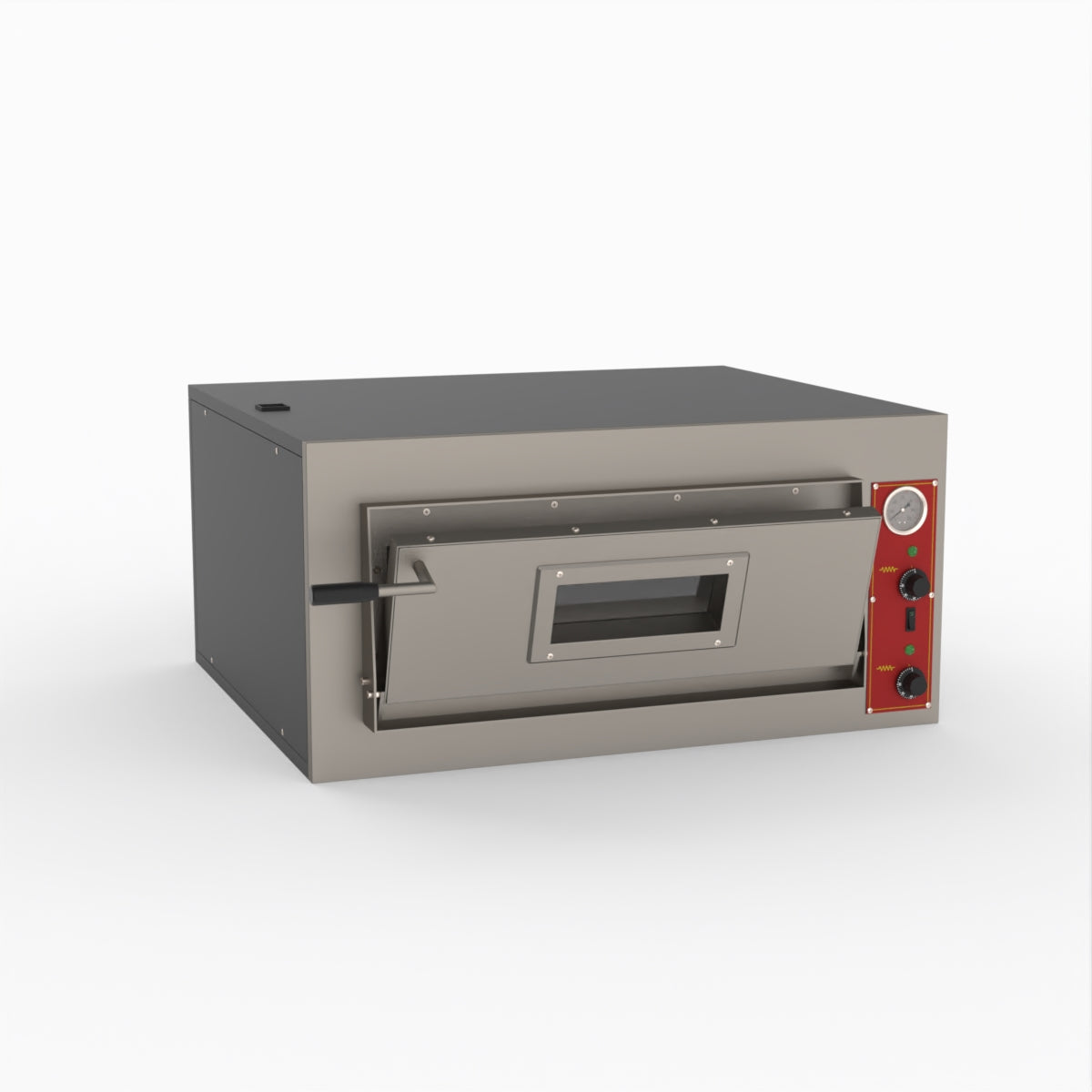 BakerMAX Black Panther Pizza Deck Oven EP-2-1E