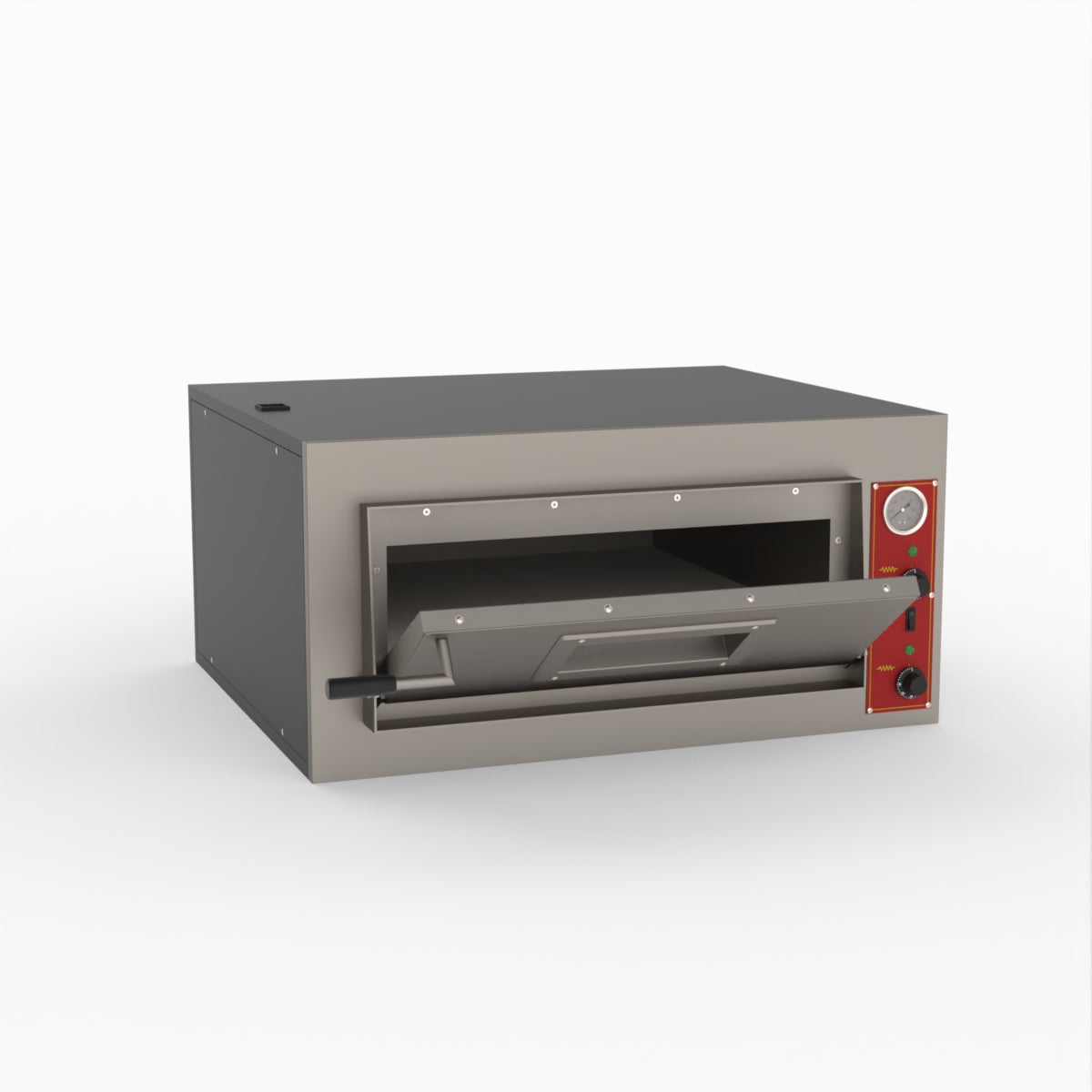 BakerMAX Black Panther Pizza Deck Oven EP-2-1E