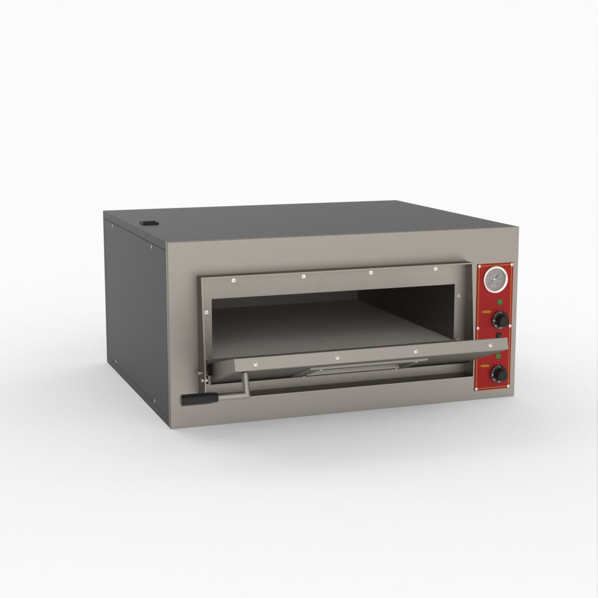 BakerMAX Black Panther Pizza Deck Oven EP-2-1E