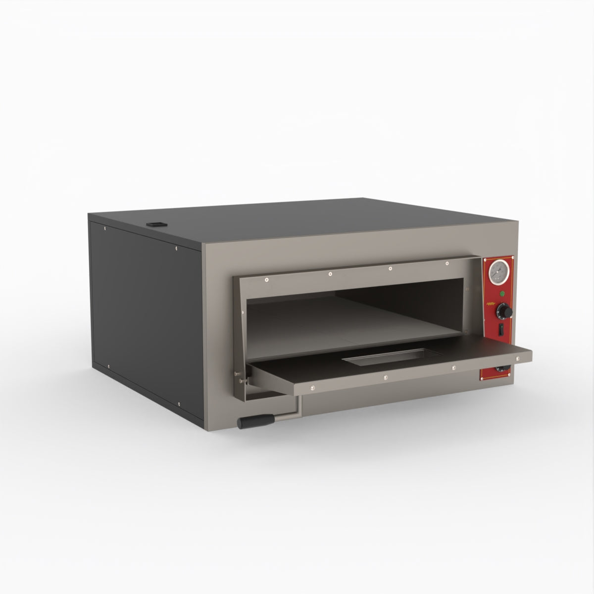 BakerMAX Black Panther Pizza Deck Oven EP-2-1E