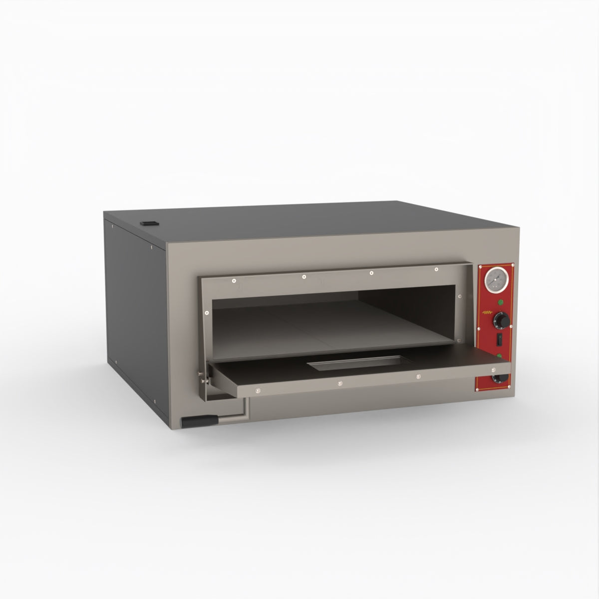 BakerMAX Black Panther Pizza Deck Oven EP-2-1E