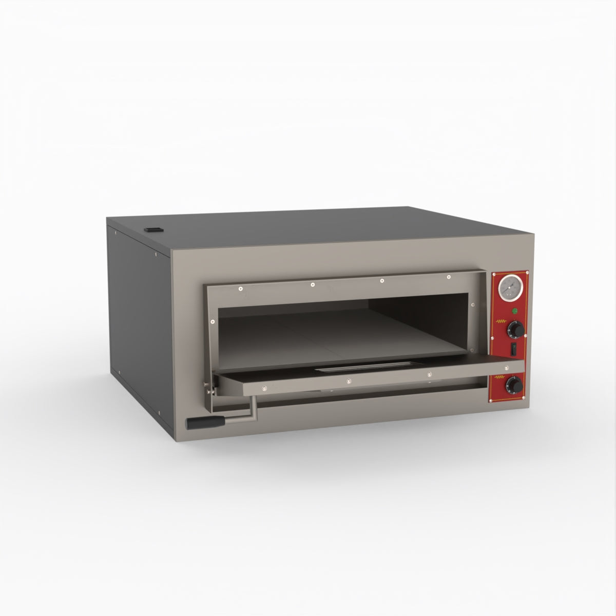 BakerMAX Black Panther Pizza Deck Oven EP-2-1E
