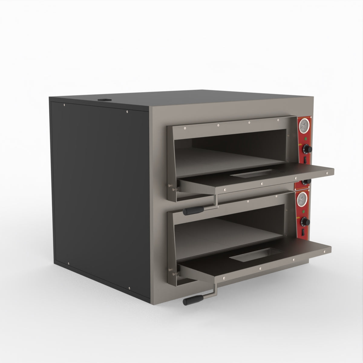 BakerMAX Black Panther Pizza Deck Oven EP-2E