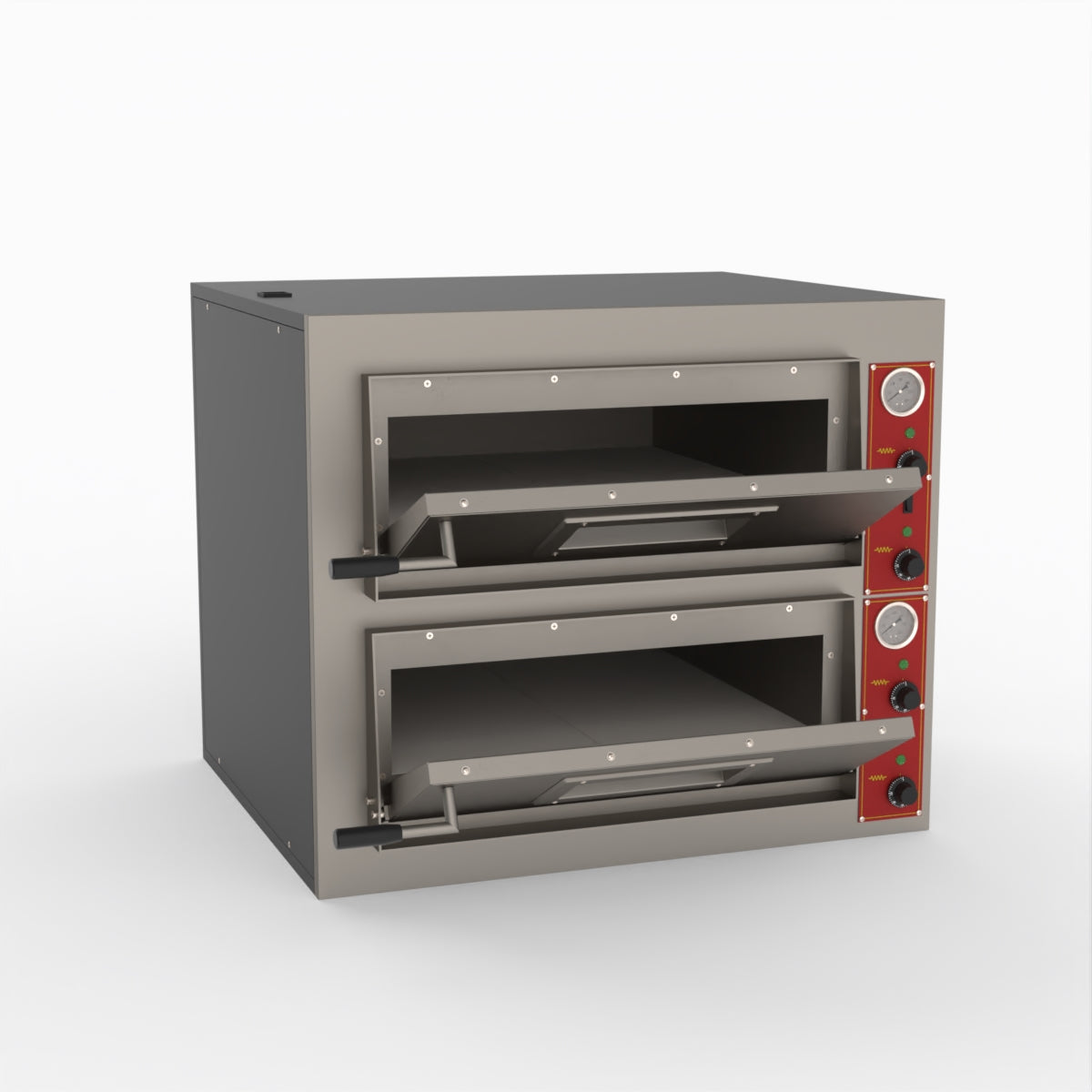 BakerMAX Black Panther Pizza Deck Oven EP-2E