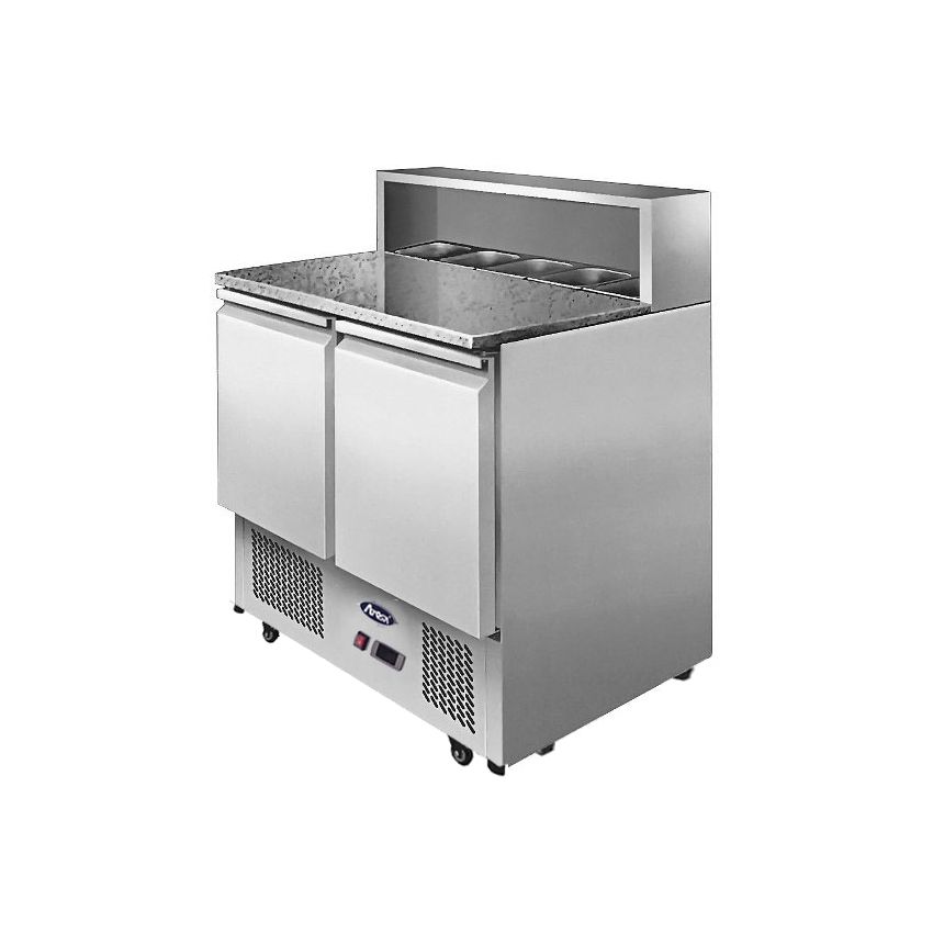 Commercial Pizza Prep Fridges Two Door | Atosa | ESL3831