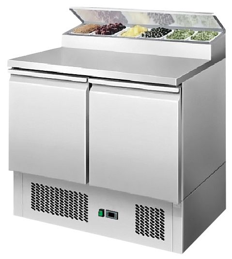Commercial Salad Bar Fridges Two Door | Atosa | ESL3832