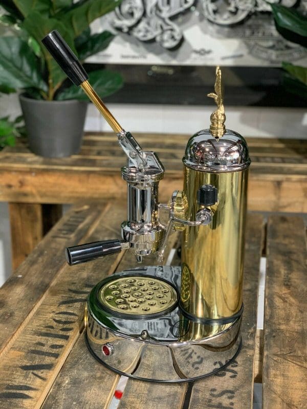 Elektra Micro Casa Chrome - 1 Group Commercial Espresso Machine - Gold