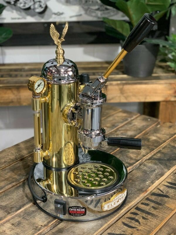 Elektra Micro Casa Chrome - 1 Group Commercial Espresso Machine - Gold