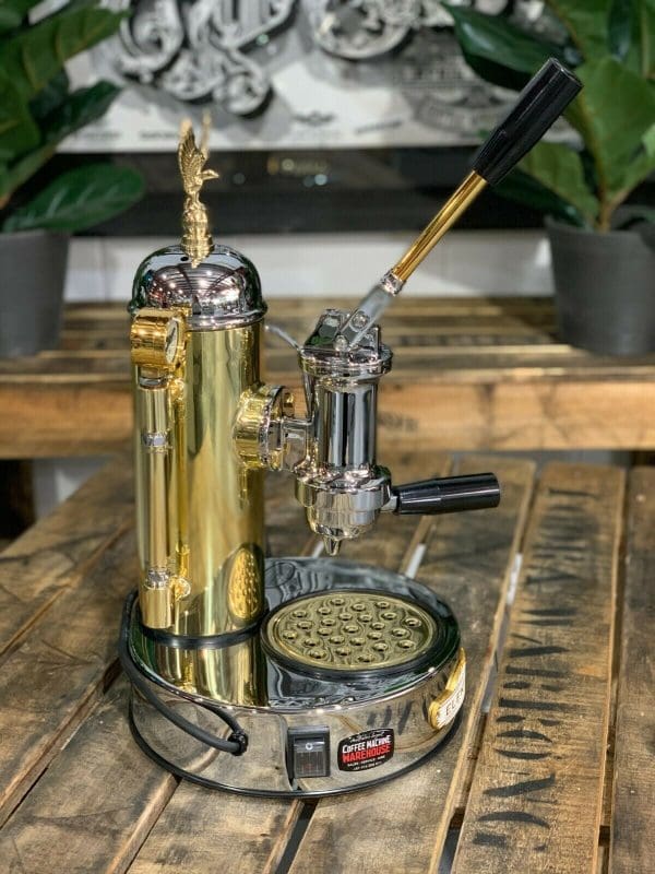 Elektra Micro Casa Chrome - 1 Group Commercial Espresso Machine - Gold