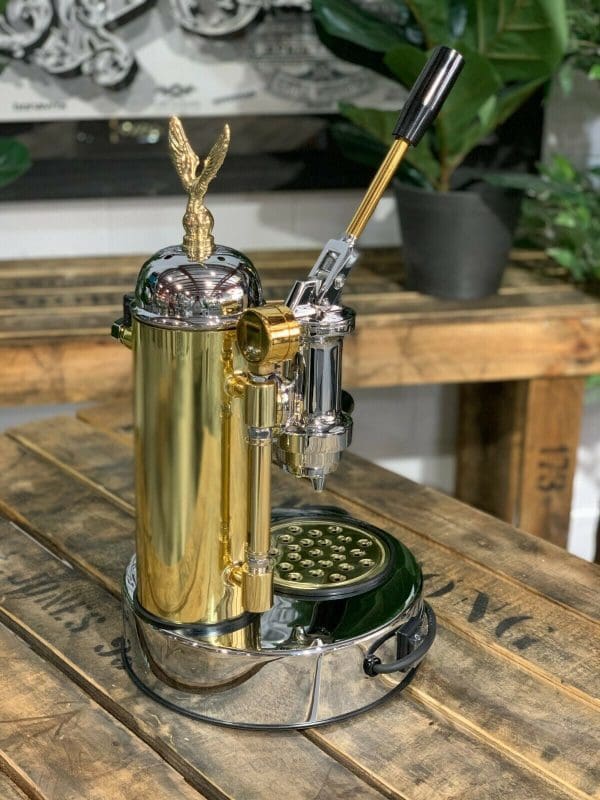 Elektra Micro Casa Chrome - 1 Group Commercial Espresso Machine - Gold