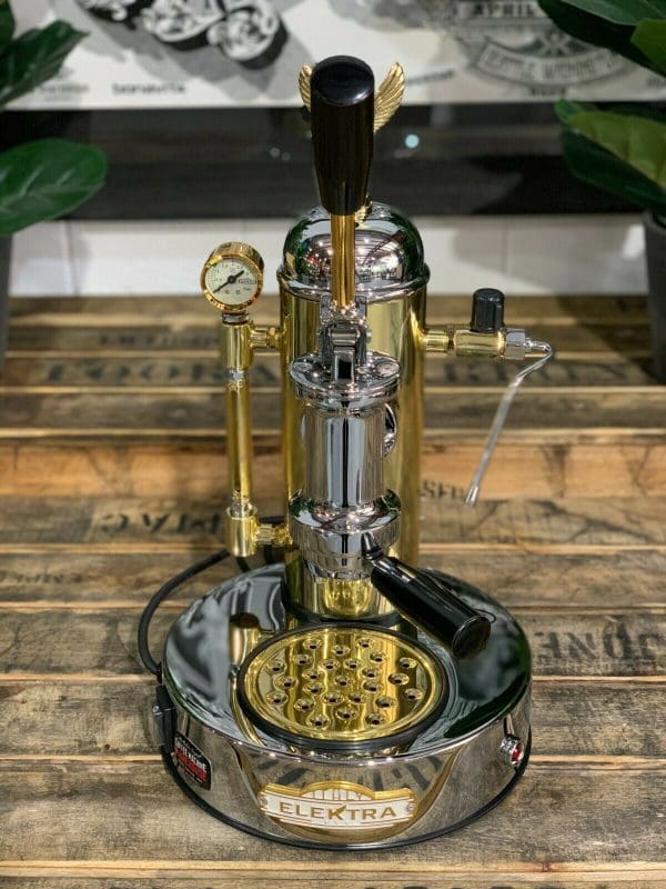 Elektra Micro Casa Chrome - 1 Group Commercial Espresso Machine - Gold