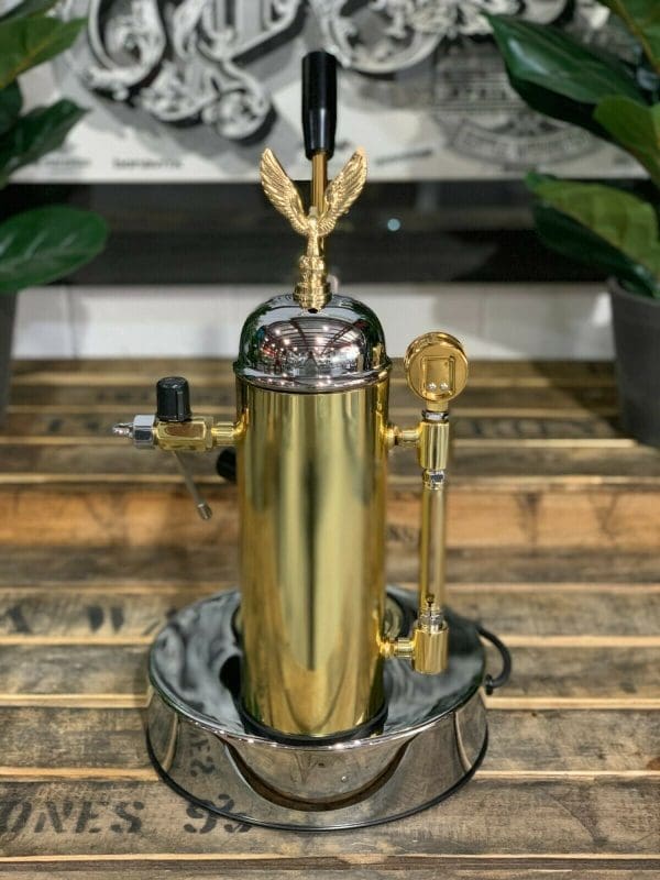 Elektra Micro Casa Chrome - 1 Group Commercial Espresso Machine - Gold