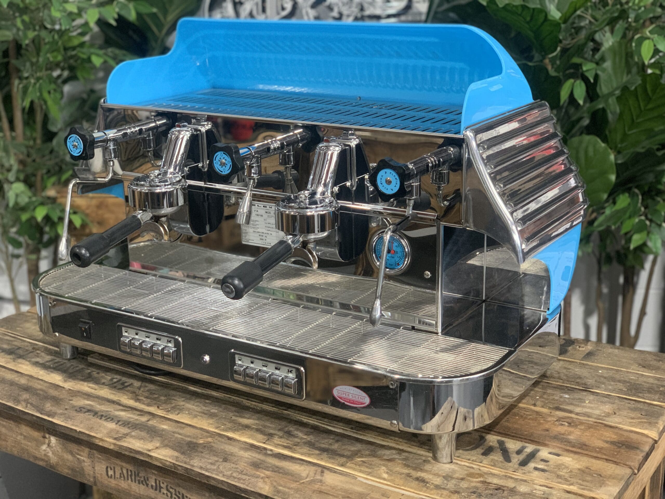 Elektra Barlume - 2 Group Commercial Espresso Machine - Blue
