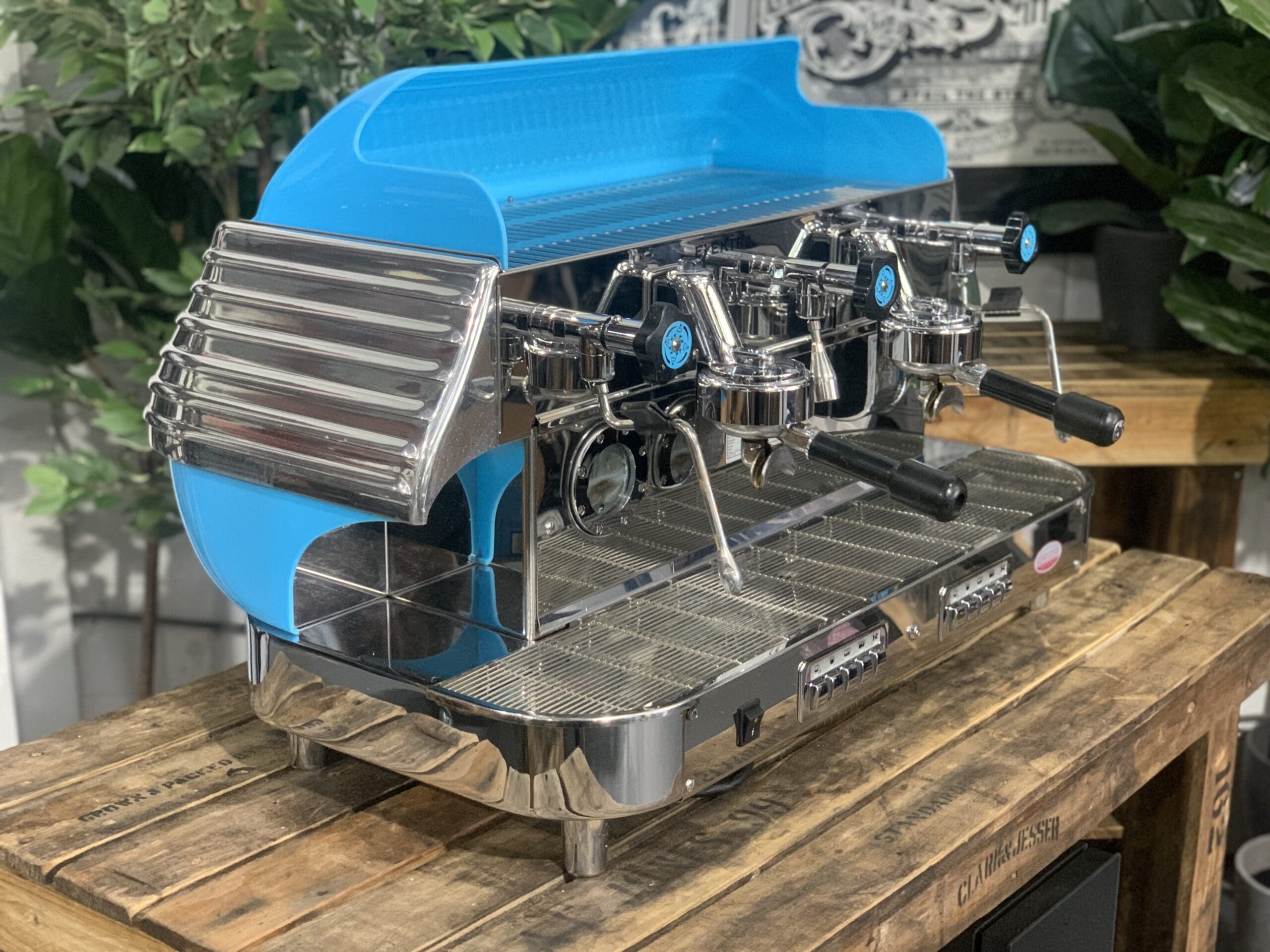 Elektra Barlume - 2 Group Commercial Espresso Machine - Blue