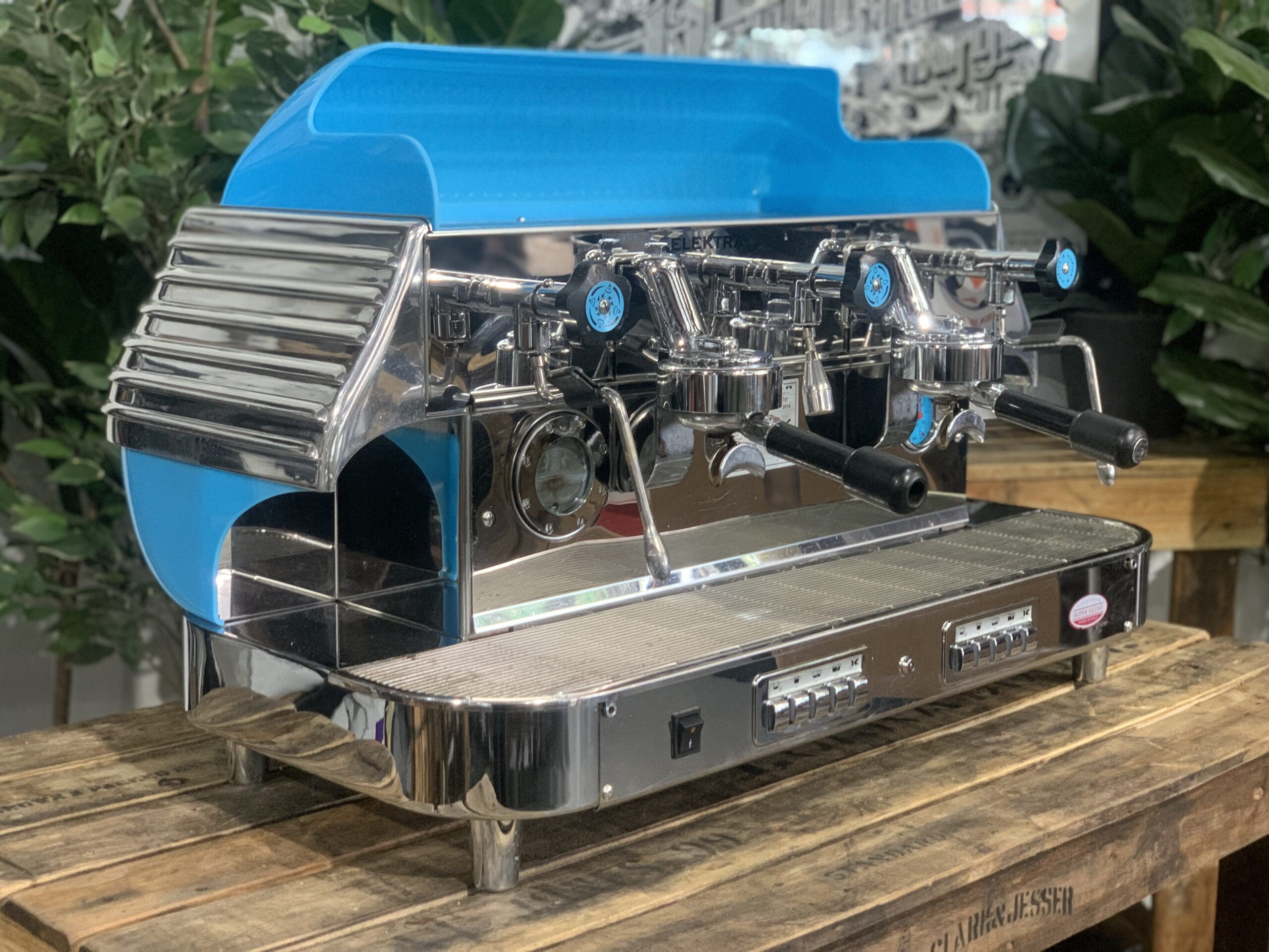 Elektra Barlume - 2 Group Commercial Espresso Machine - Blue