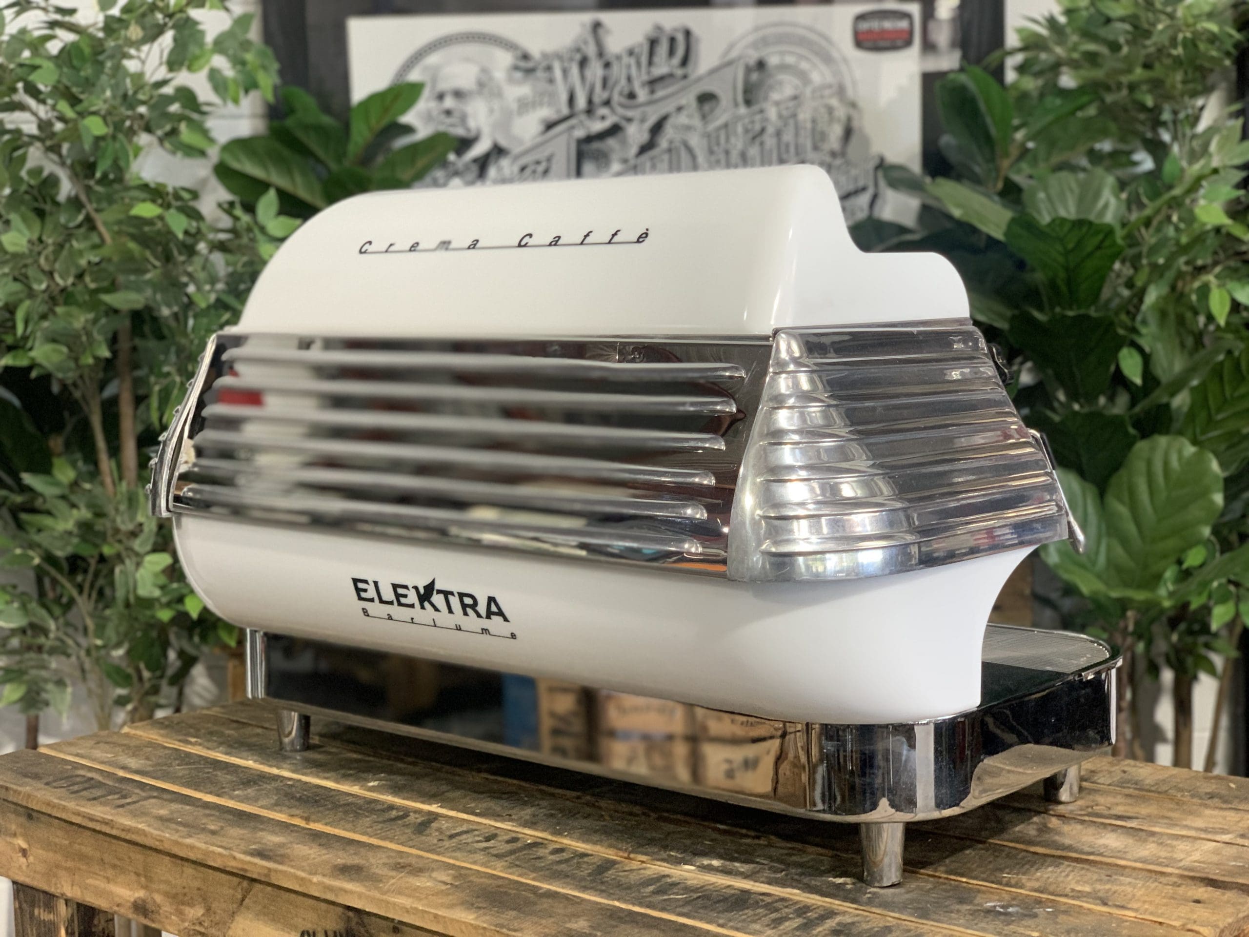 Elektra Barlume - 2 Group Commercial Espresso Machine - White