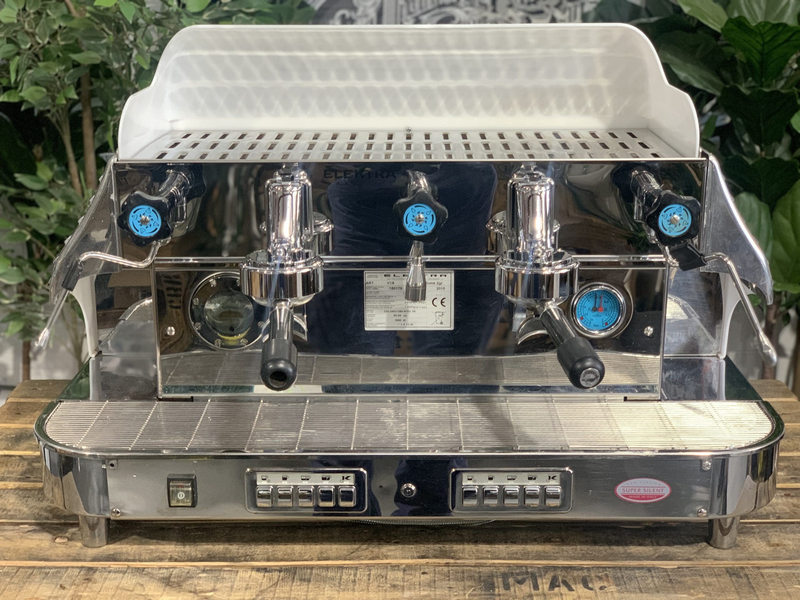 Elektra Barlume - 2 Group Commercial Espresso Machine - White