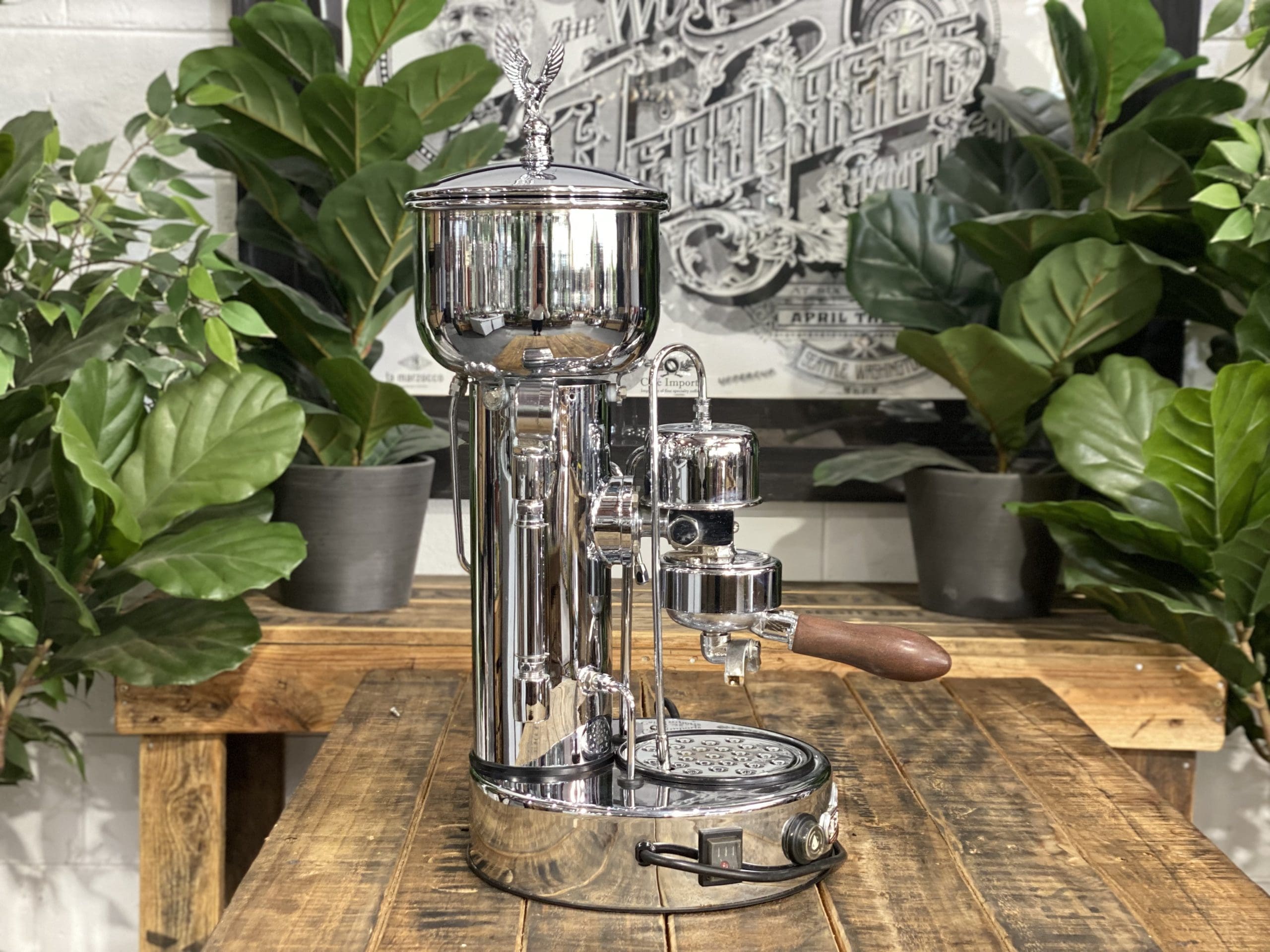Elektra Micro Semi Automatica - 1 Group Commercial Espresso Machine - Chrome