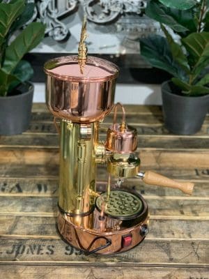 Elektra Micro Casa Semi Automatica &amp; Brass - 1 Group Commercial Espresso Machine - Gold
